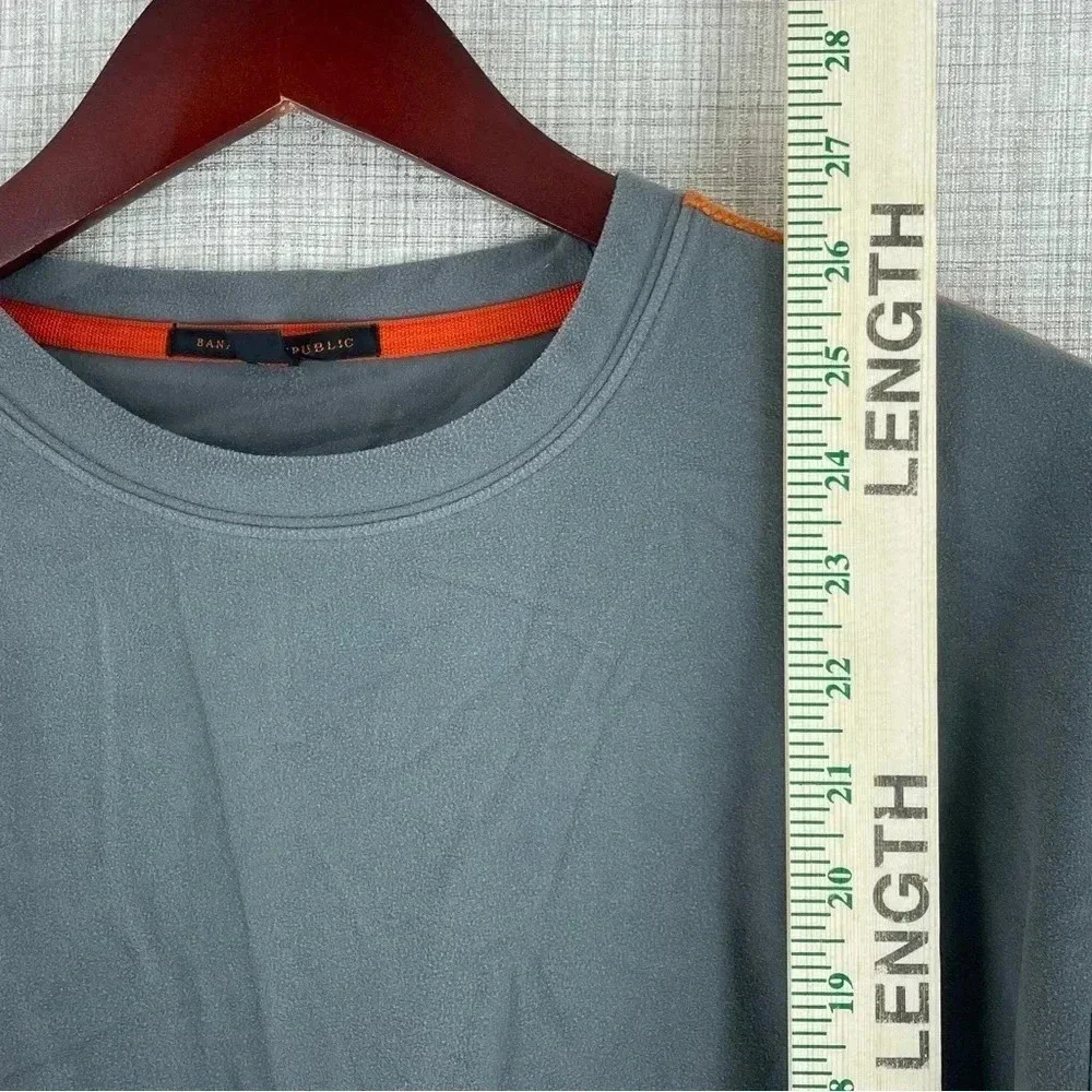 Banana Republic Mens Size L long sleeve fleece shirt 1208
